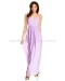 DL Backless Lavender Chiffon Maxi Dress